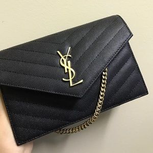 saint laurent wallet on chain